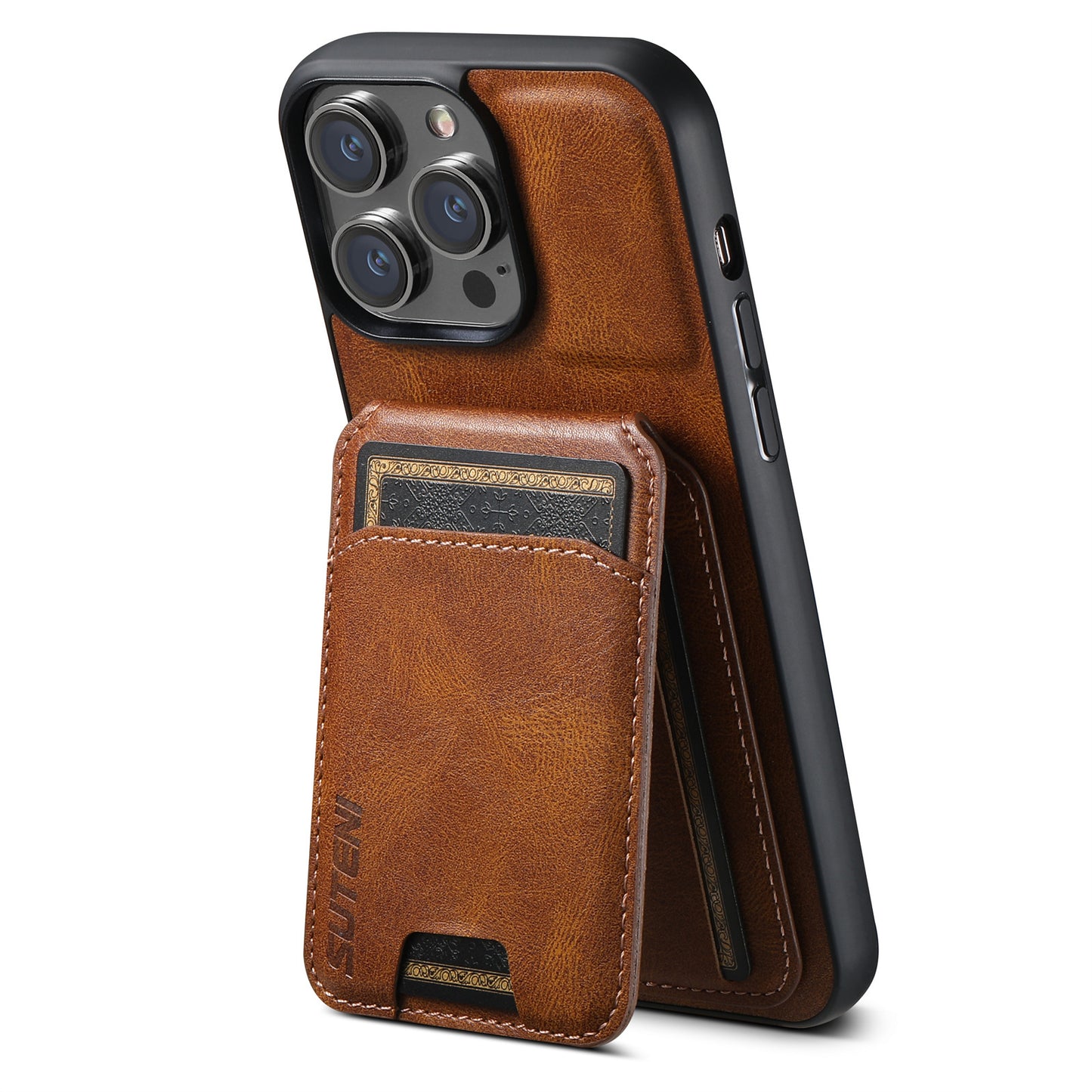 Leather Business Card Phone Case